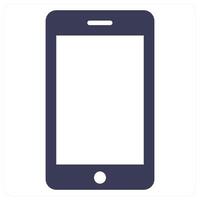 Device icon concept in blue color vector