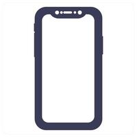 Device icon in blue color vector