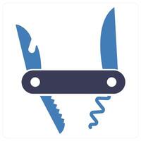 Multi Tool icon concept in blue color vector