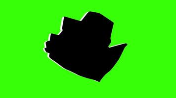 green screen 3d map of Tarxien in malta video