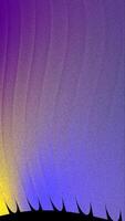 Abstract gradient wave background animation with shifting colors and a spiky black border design element. video