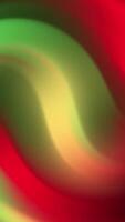 A red, green and yellow abstract background video