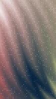 Dynamic background animation features a grid of twinkling dots and subtle light rays creating a modern, technological backdrop. video