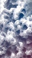 Mesmerizing abstract animation of swirling clouds with a gradient color scheme moving gently and artistically video