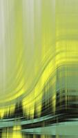 Abstract yellow and green motion background with flowing lines and blurred texture creating a dynamic effect. video