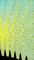 A colorful abstract pattern with a black background video