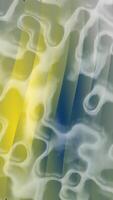 Abstract water ripple background with yellow and blue hues creates a calming and visually engaging effect perfect for graphic design. video