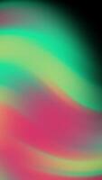 Abstract background with green and pink waves video