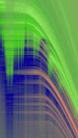 A green and blue abstract background with a wave pattern video
