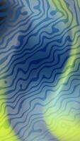 Abstract background with wavy lines and blue and green colors video