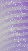 Elegant purple background with shimmering particles and wavy lines animation for festive designs and presentations video