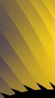 Dynamic diagonal gradient animation with textured yellow stripes and moving black jagged shapes overlaying the bottom. video