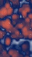 A blue and red background with snowflakes video