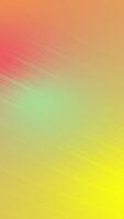 A yellow, green and red background with a yellow and green stripe video