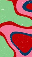 Dynamic abstract animation with flowing shapes, confetti, and a vibrant color palette for energetic backgrounds video