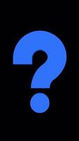 3D Question Mark Animation On Alpha Channel Vertical video