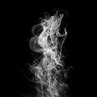 Dry Ice Smoke Effect for Cool Atmosphere on Black Background photo