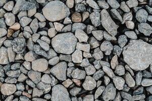 Stones on pathway texture for background photo