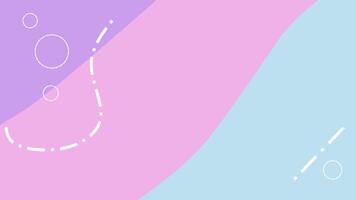 Pink and blue background with a line drawn on it vector