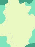 Hand drawn lines on abstract shapes vector