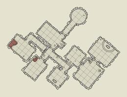Dungeon game asset. vector