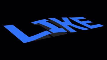 Text Layering Animation On Alpha Channel video