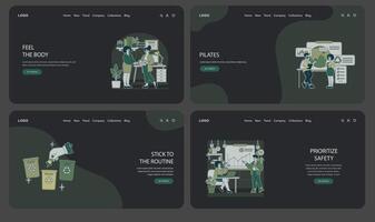 Stylized Illustrations for an Enhanced Interactive Web Experience that Captivates Users vector