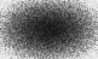 Dense central pixel blur blackout. High-contrast censorship-style noise simulating blocked data or dark signal zone. Strong glitch aesthetic. illustration. vector