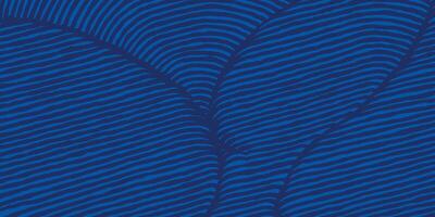 hand drawn pattern of undulating blue lines, creating a sense of dynamic flow and organic texture across the deep blue background vector