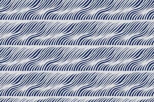 Hand drawn brush lines abstract curvy flowing water seamless pattern, simple graphic for textile, decoration vector