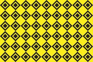 A geometric pattern with yellow and black shapes illustration. vector