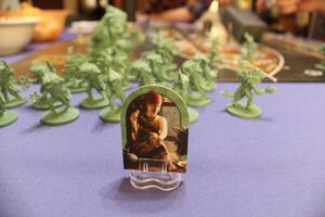 Mozyr, Belarus, April 10 2024 game card in the board game Unfathomable. Player selection in preparation photo