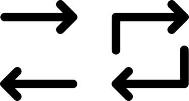 Reload Icons Set with Sync Arrow Rotation vector