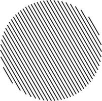 Symmetrical figure with slanted stripe motif vector