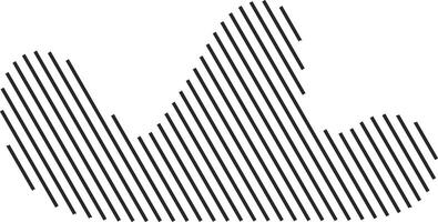 Abstract form containing diagonal streaks vector