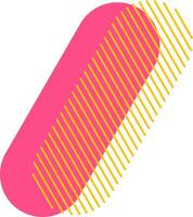 Geometric forms in Memphis design vector