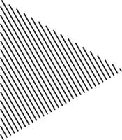 Creative shape with diagonal line effect vector