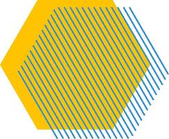 Graphic Memphis style layout vector