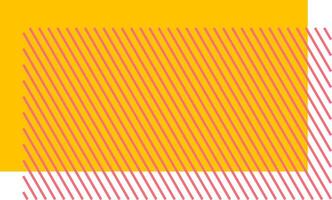 Memphis design with abstract geometry vector