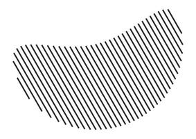 Bold abstract design with angled stripes vector