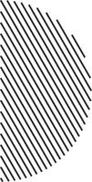 Shape design featuring slanted stripe pattern vector