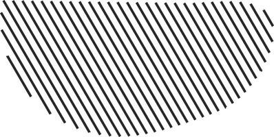 Line filled shape with diagonal movement vector