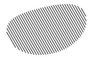 Shape enhanced with diagonal line pattern vector