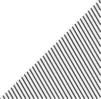 Minimal shape with diagonal line design vector