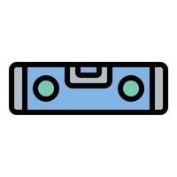Waterpass icon flat line style illustration representing leveling tools and construction accuracy, suitable for building, engineering, and surveying projects vector