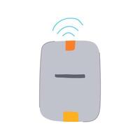 navigation gps beacon item vector