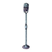 condenser microphone sketch drawn item vector