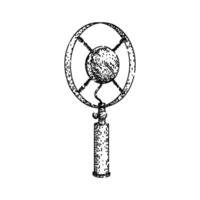 audio microphone sketch hand item vector