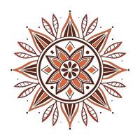 Intricate Cat Mandala Design A Blend of Feline Art and Geometric Patterns Detailed vector