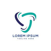 Versatile business logo design solution abstract modern minimal concept vector